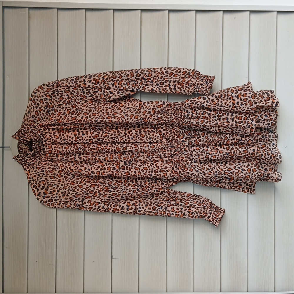 Krisa Revolve Minivestido Leopard Print Mini Dress - Picture 3 of 5